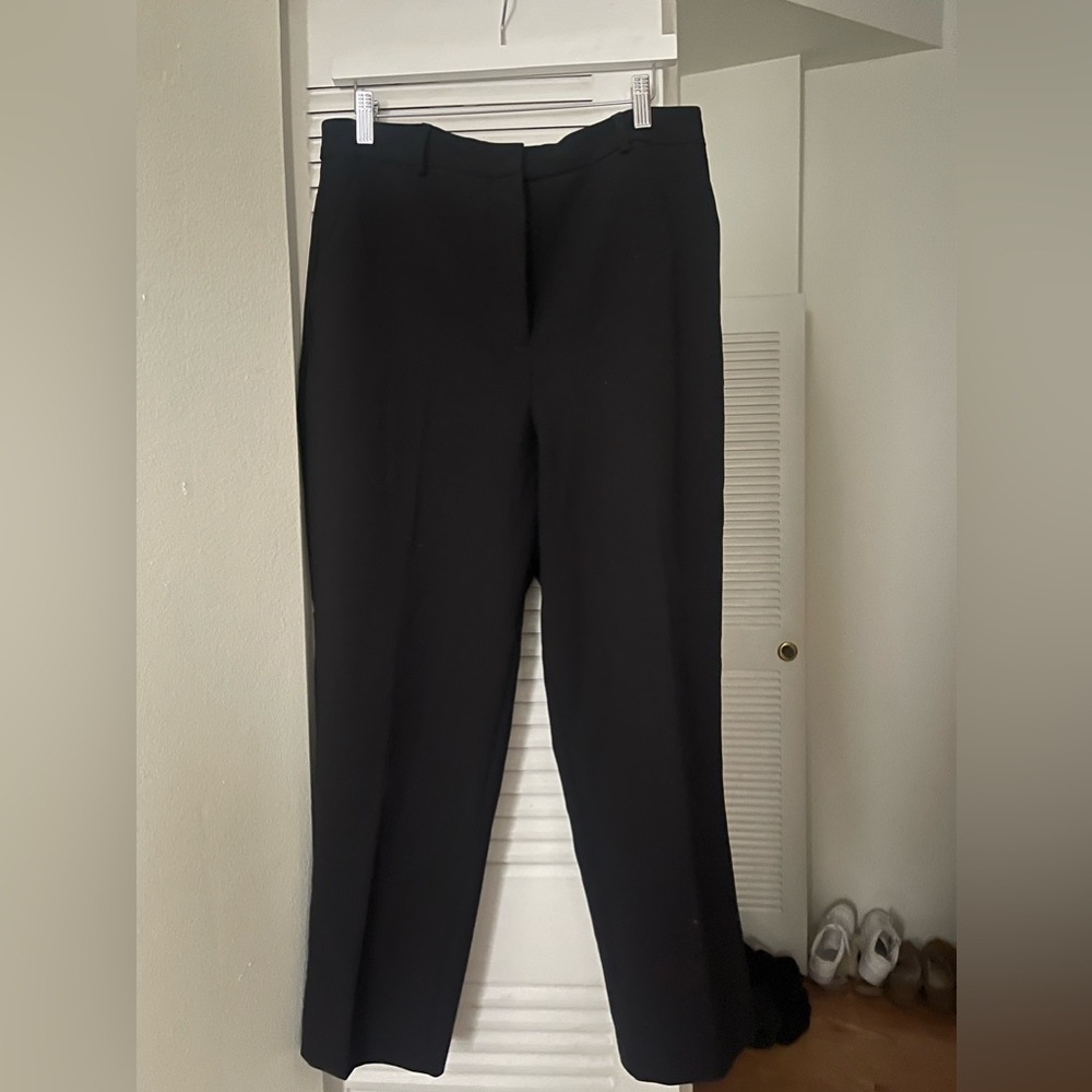 Black Express Straight Work Pant